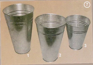 Floreros Vaso en Latón (20, 25 y 30 cm) - Códigos 1359 L, 1358 L, 1357 L - Artesanía Decorativa Matilde Lira