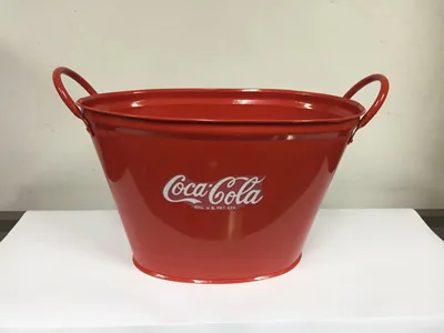 Hielera Roja con Serigrafía para Bebidas - Códigos Personalizado - Artesanía Decorativa Matilde Lira